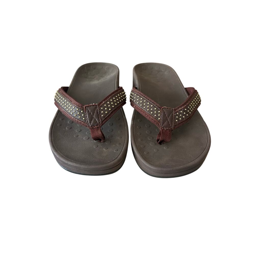 Vionic women’s flip flops comfort size 7 vacation travel